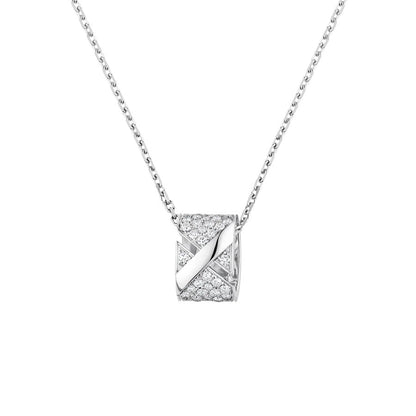 [Royal&Vicky]LIENS EVIDENCE DIAMOND PAVED NECKLACE