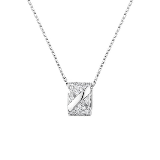 [Royal&Vicky]LIENS EVIDENCE DIAMOND PAVED NECKLACE