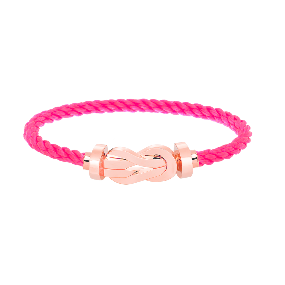 [Royal&Vicky]CHANCE LARGE 8 FIGURE BUCKLE NO DIAMOND BRACELET ROSE GOLD