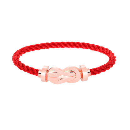[Royal&Vicky]CHANCE LARGE 8 FIGURE BUCKLE NO DIAMOND BRACELET ROSE GOLD