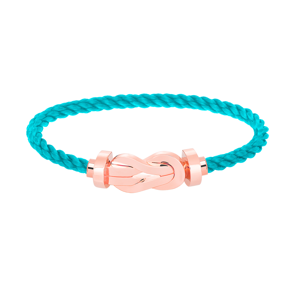 [Royal&Vicky]CHANCE LARGE 8 FIGURE BUCKLE NO DIAMOND BRACELET ROSE GOLD