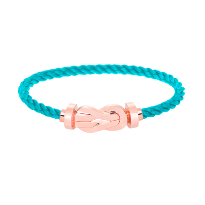 [Royal&Vicky]CHANCE LARGE 8 FIGURE BUCKLE NO DIAMOND BRACELET ROSE GOLD