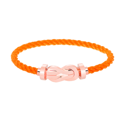[Royal&Vicky]CHANCE LARGE 8 FIGURE BUCKLE NO DIAMOND BRACELET ROSE GOLD
