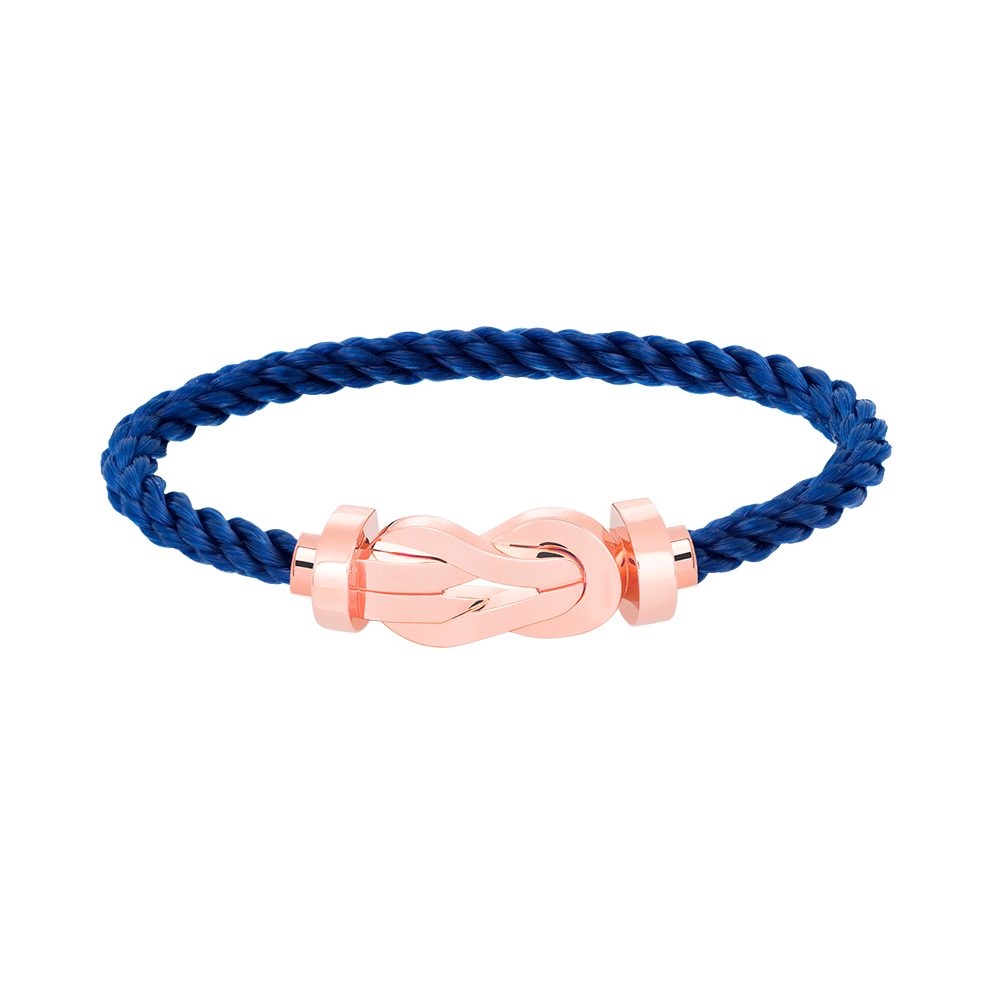 [Royal&Vicky]CHANCE LARGE 8 FIGURE BUCKLE NO DIAMOND BRACELET ROSE GOLD