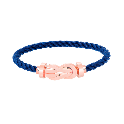 [Royal&Vicky]CHANCE LARGE 8 FIGURE BUCKLE NO DIAMOND BRACELET ROSE GOLD