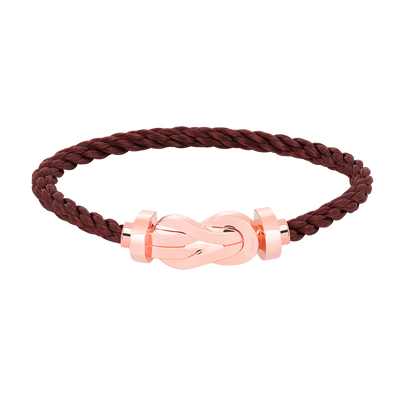 [Royal&Vicky]CHANCE LARGE 8 FIGURE BUCKLE NO DIAMOND BRACELET ROSE GOLD
