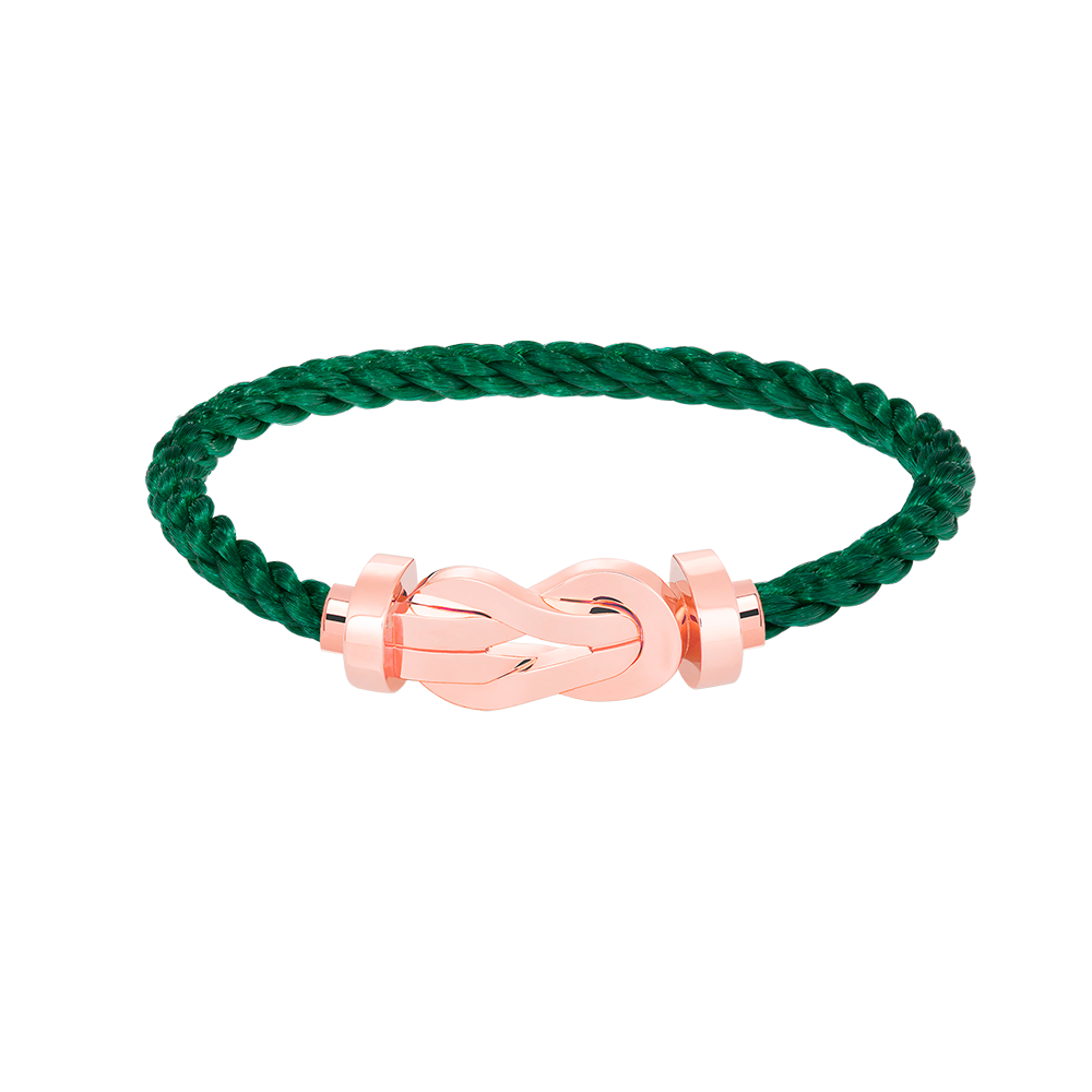 [Royal&Vicky]CHANCE LARGE 8 FIGURE BUCKLE NO DIAMOND BRACELET ROSE GOLD
