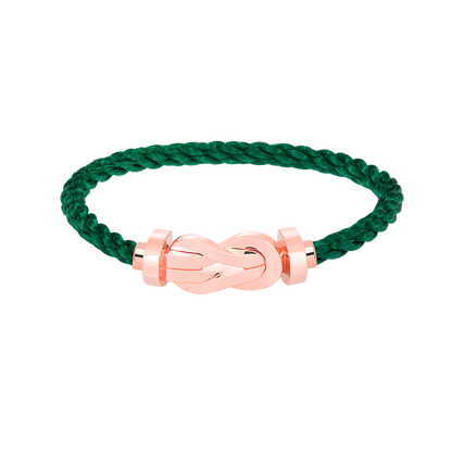 [Royal&Vicky]CHANCE LARGE 8 FIGURE BUCKLE NO DIAMOND BRACELET ROSE GOLD