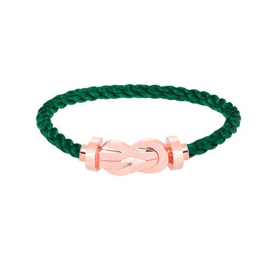 [Royal&Vicky]CHANCE LARGE 8 FIGURE BUCKLE NO DIAMOND BRACELET ROSE GOLD