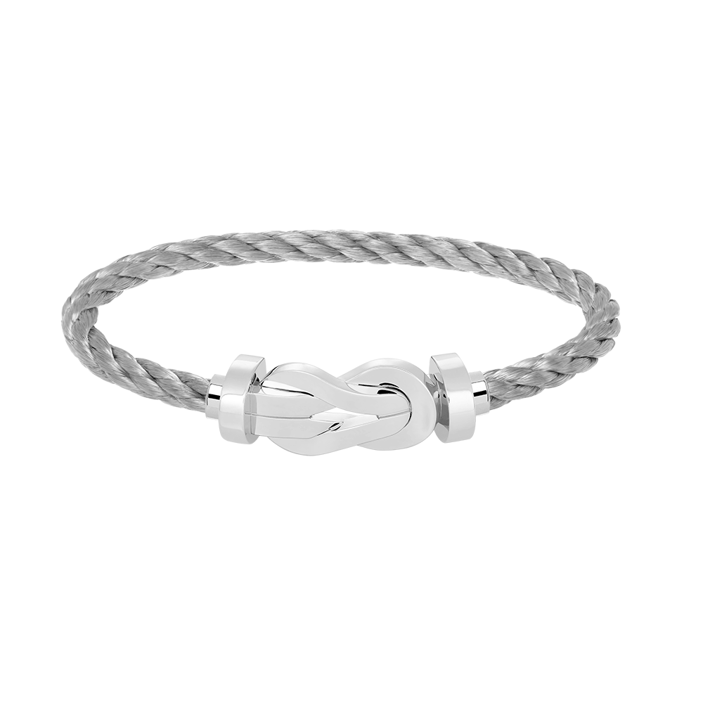 [Royal&Vicky]CHANCE LARGE 8 FIGURE BUCKLE NO DIAMOND BRACELET SILVER