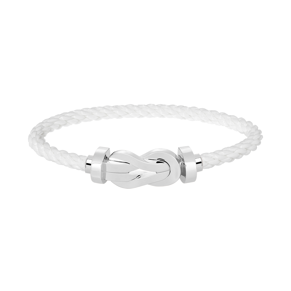 [Royal&Vicky]CHANCE LARGE 8 FIGURE BUCKLE NO DIAMOND BRACELET SILVER