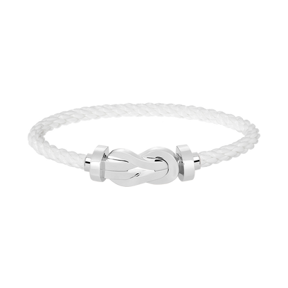 [Royal&Vicky]CHANCE LARGE 8 FIGURE BUCKLE NO DIAMOND BRACELET SILVER