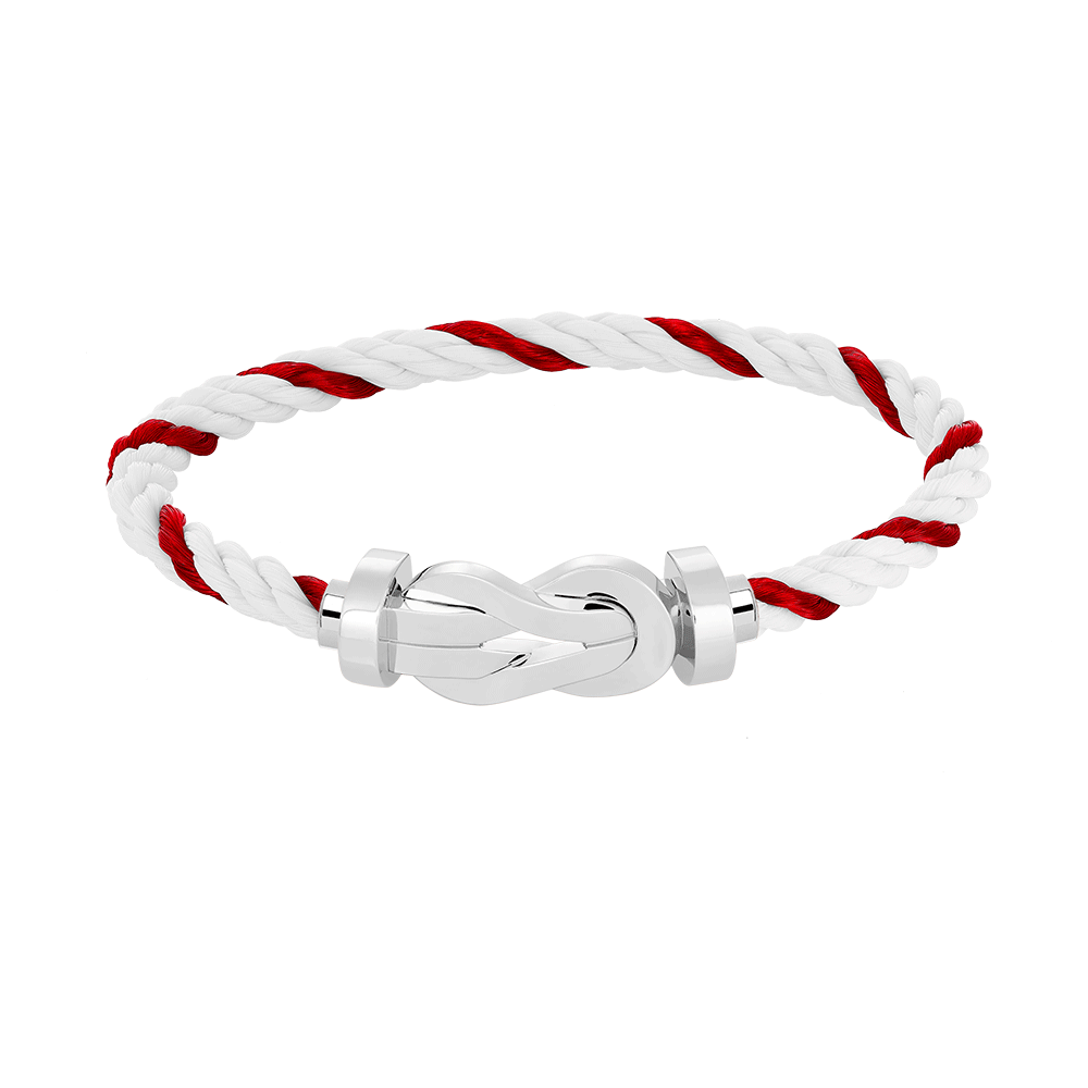 [Royal&Vicky]CHANCE LARGE 8 FIGURE BUCKLE NO DIAMOND BRACELET SILVER