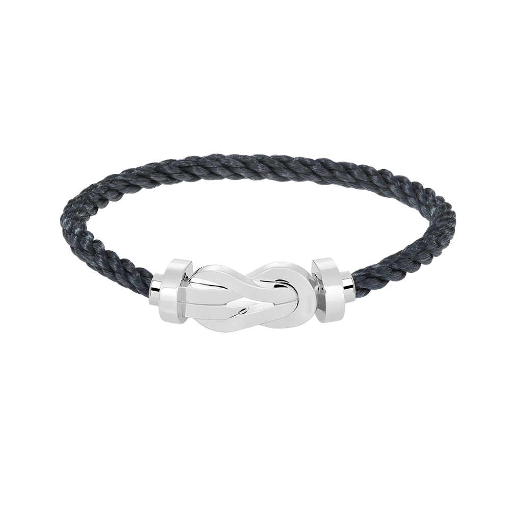 [Royal&Vicky]CHANCE LARGE 8 FIGURE BUCKLE NO DIAMOND BRACELET SILVER