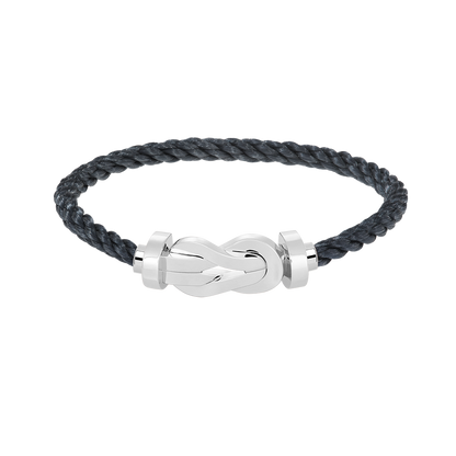 [Royal&Vicky]CHANCE LARGE 8 FIGURE BUCKLE NO DIAMOND BRACELET SILVER