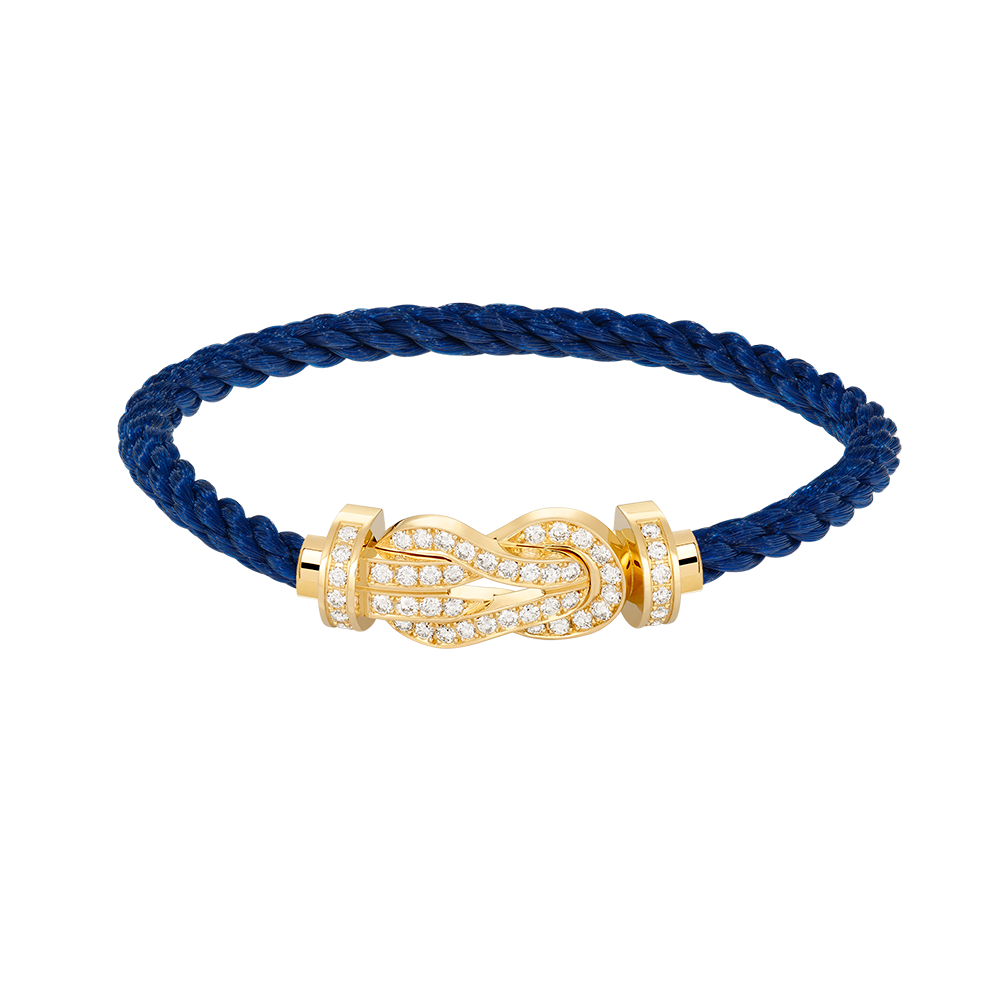 [Royal&Vicky]CHANCE LARGE 8 FIGURE BUCKLE FULLDIAMOND BRACELET GOLD
