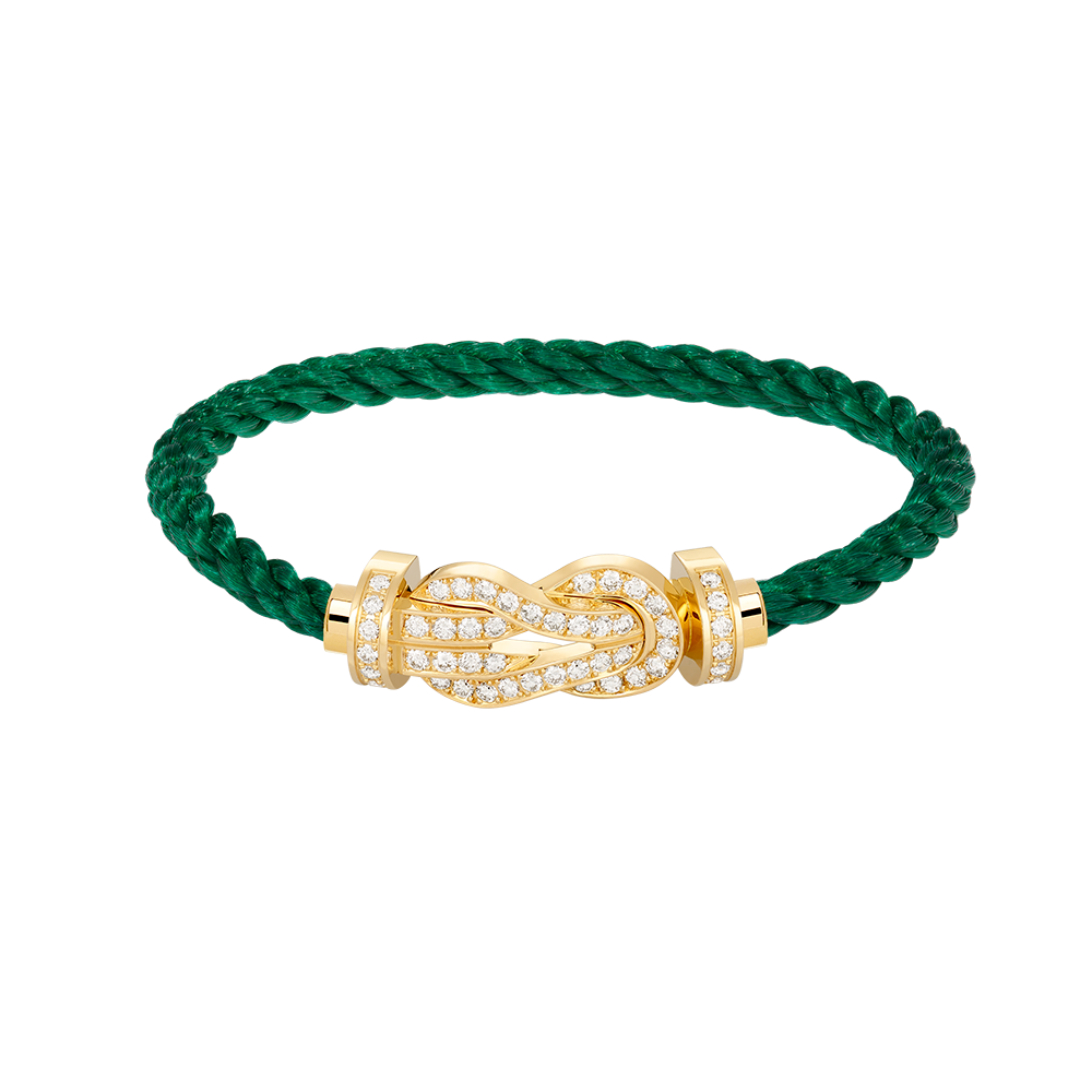 [Royal&Vicky]CHANCE LARGE 8 FIGURE BUCKLE FULLDIAMOND BRACELET GOLD