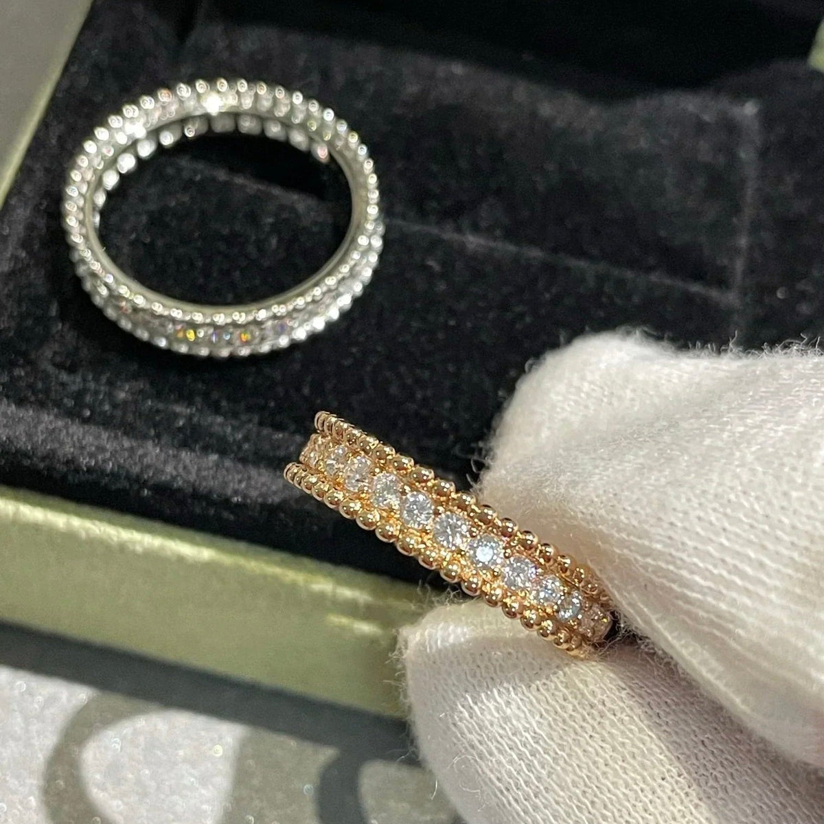 [Royal&Vicky]PERLEE DIAMOND SILVER RING