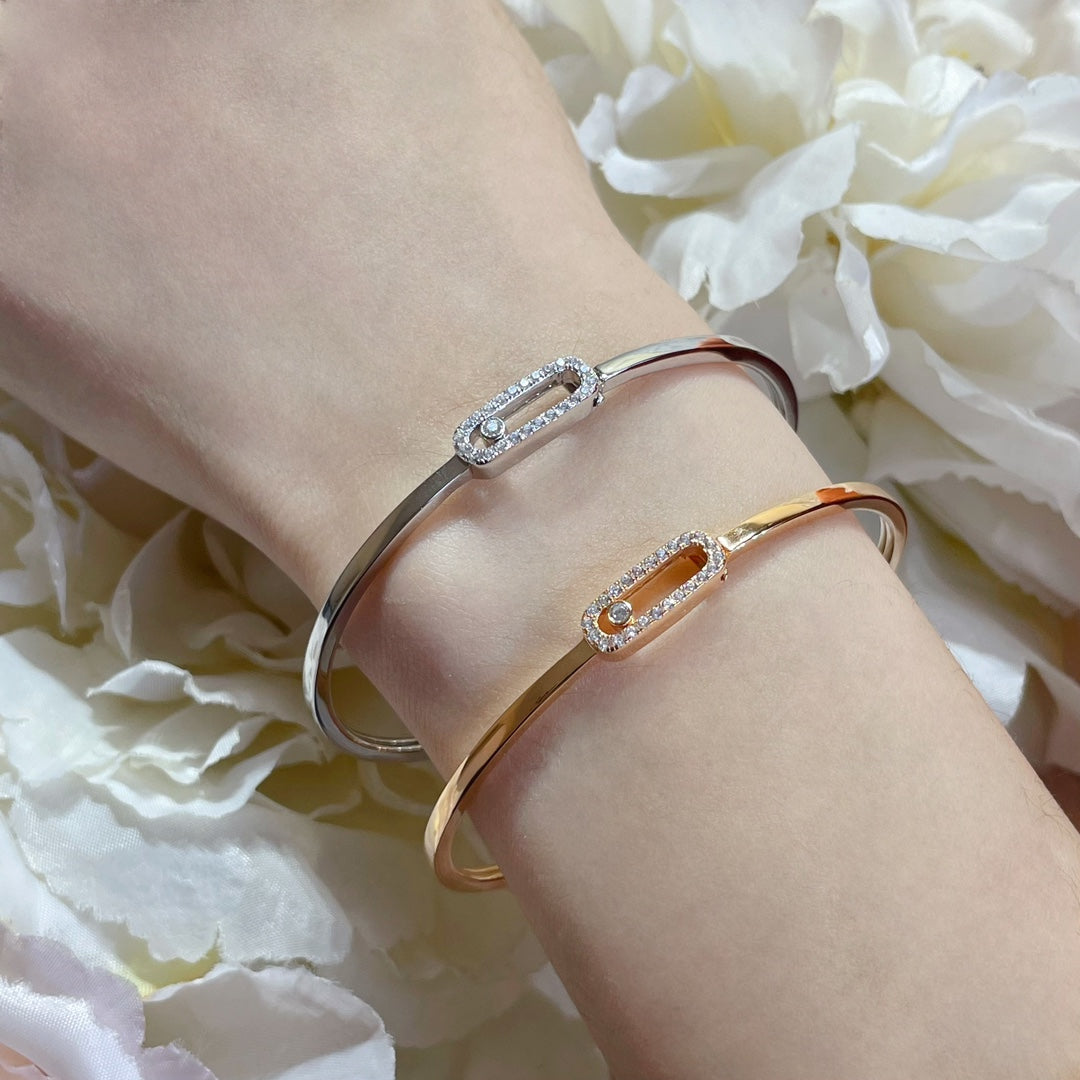 [Royal&Vicky]Move Uno pavé flex bangle medium