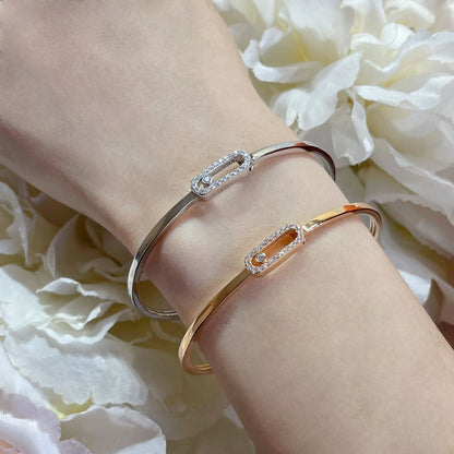 [Royal&Vicky]Move Uno pavé flex bangle medium
