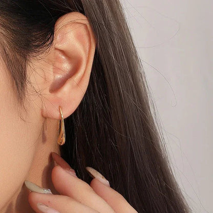 [Royal&Vicky]Tina Gold Earrings