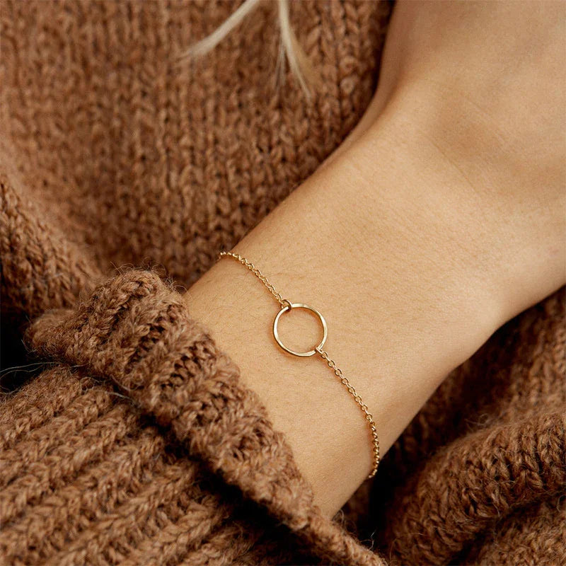 [Royal&Vicky]Dalia Gold Hoop Bracelet