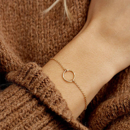 [Royal&Vicky]Dalia Gold Hoop Bracelet