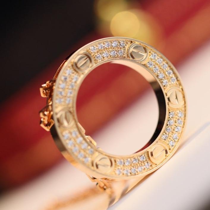 [Royal&Vicky]LOVE NECKLACE ADJUSTABLE ROSE GOLD
