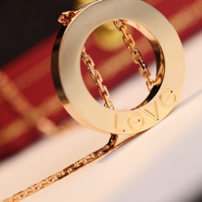 [Royal&Vicky]LOVE NECKLACE ADJUSTABLE ROSE GOLD