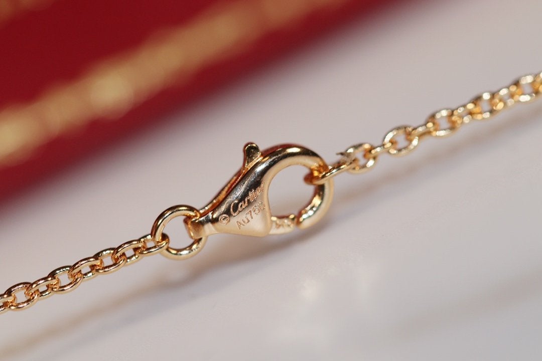 [Royal&Vicky]LOVE NECKLACE PINK GOLD AND SILVER