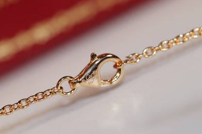[Royal&Vicky]LOVE NECKLACE PINK GOLD AND SILVER