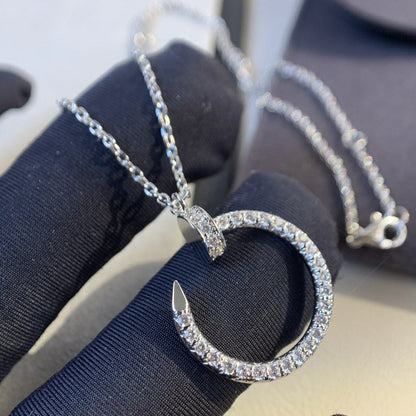 [Royal&Vicky]JUSTE NECKLACE SILVER DIAMONDS