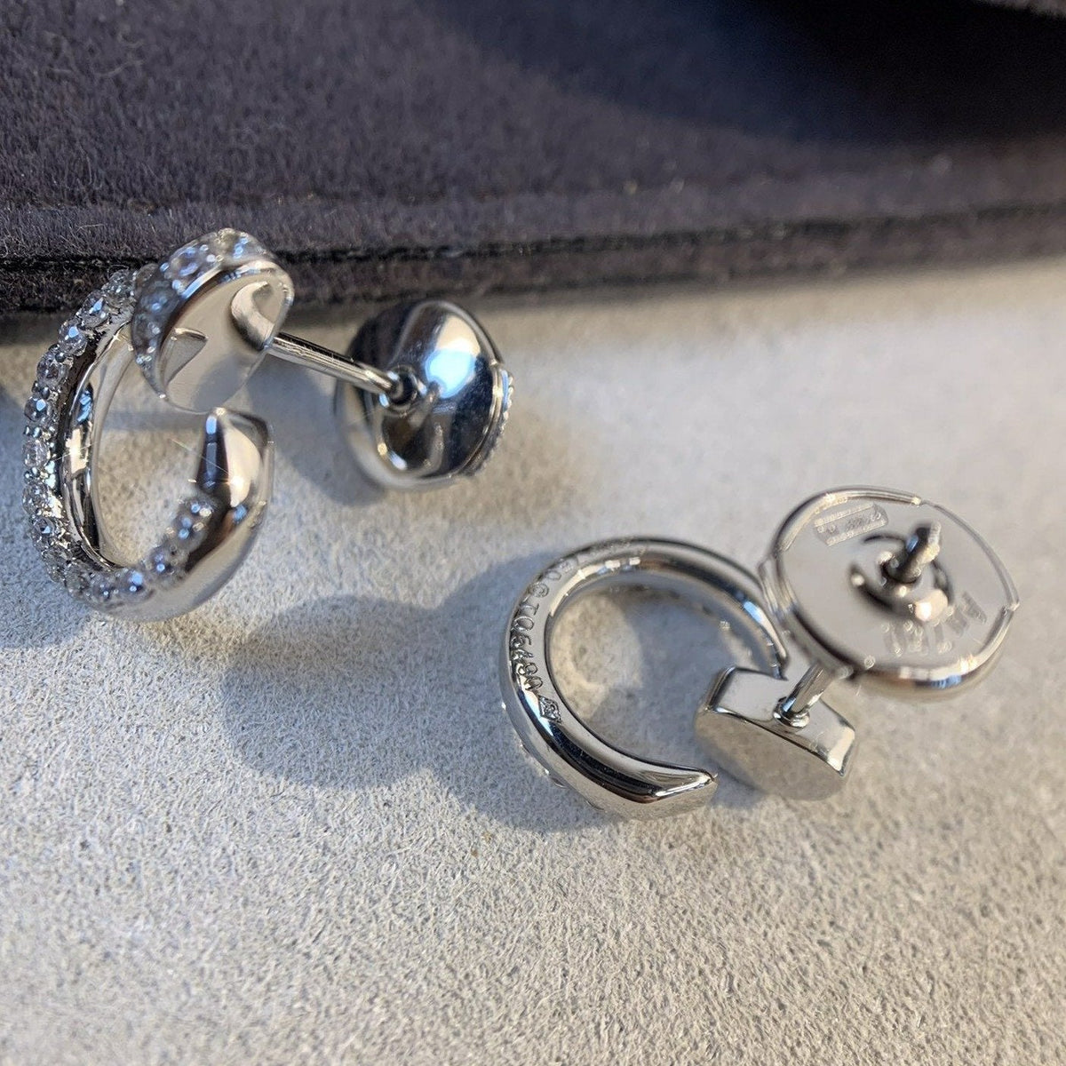 [Royal&Vicky]JUSTE EARRINGS SILVER DIAMONDS