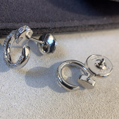[Royal&Vicky]JUSTE EARRINGS SILVER DIAMONDS