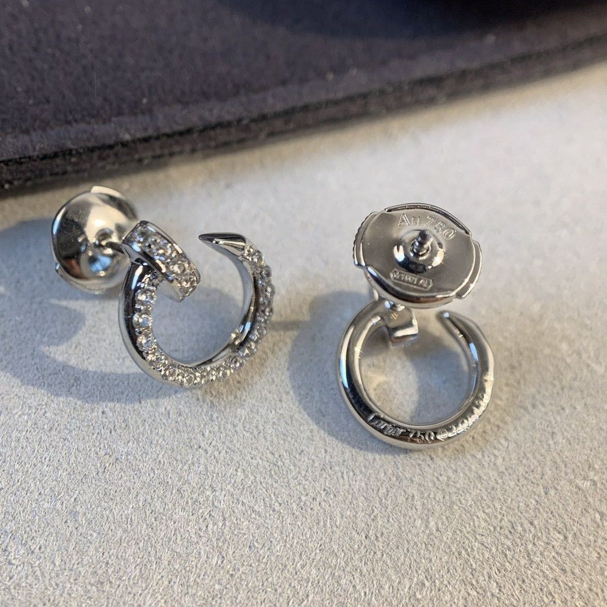 [Royal&Vicky]JUSTE EARRINGS SILVER DIAMONDS