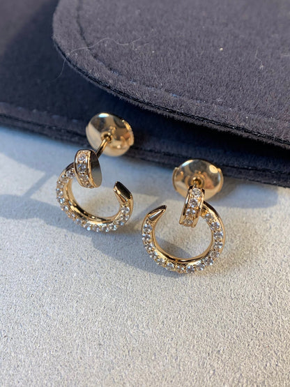 [Royal&Vicky]JUSTE EARRINGS GOLD DIAMONDS