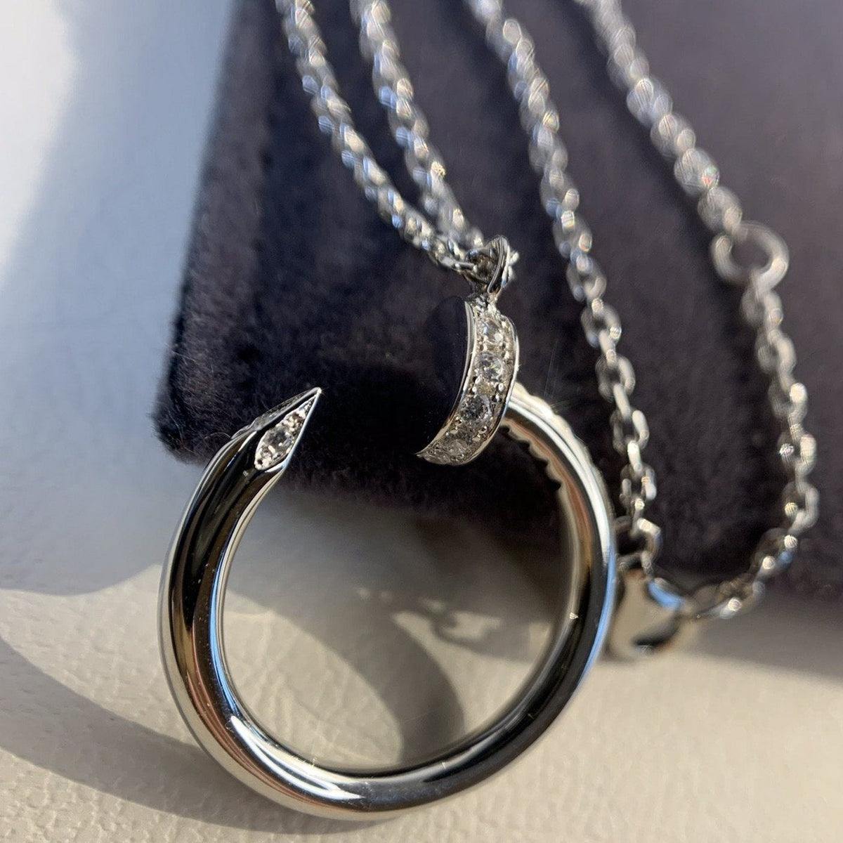 [Royal&Vicky]JUSTE NECKLACE SILVER
