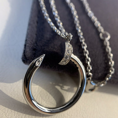 [Royal&Vicky]JUSTE NECKLACE SILVER