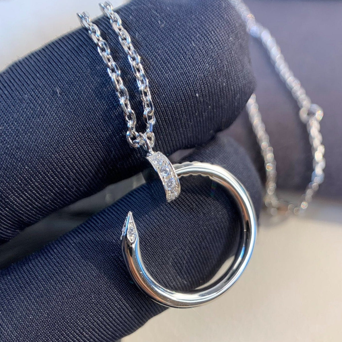 [Royal&Vicky]JUSTE NECKLACE SILVER