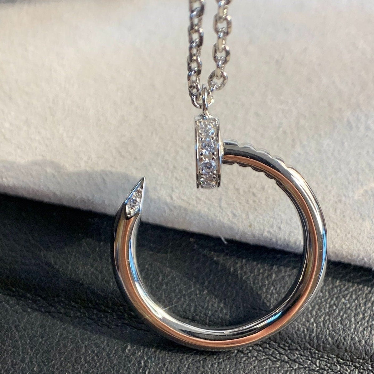 [Royal&Vicky]JUSTE NECKLACE SILVER