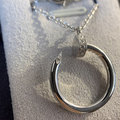 [Royal&Vicky]JUSTE NECKLACE SILVER