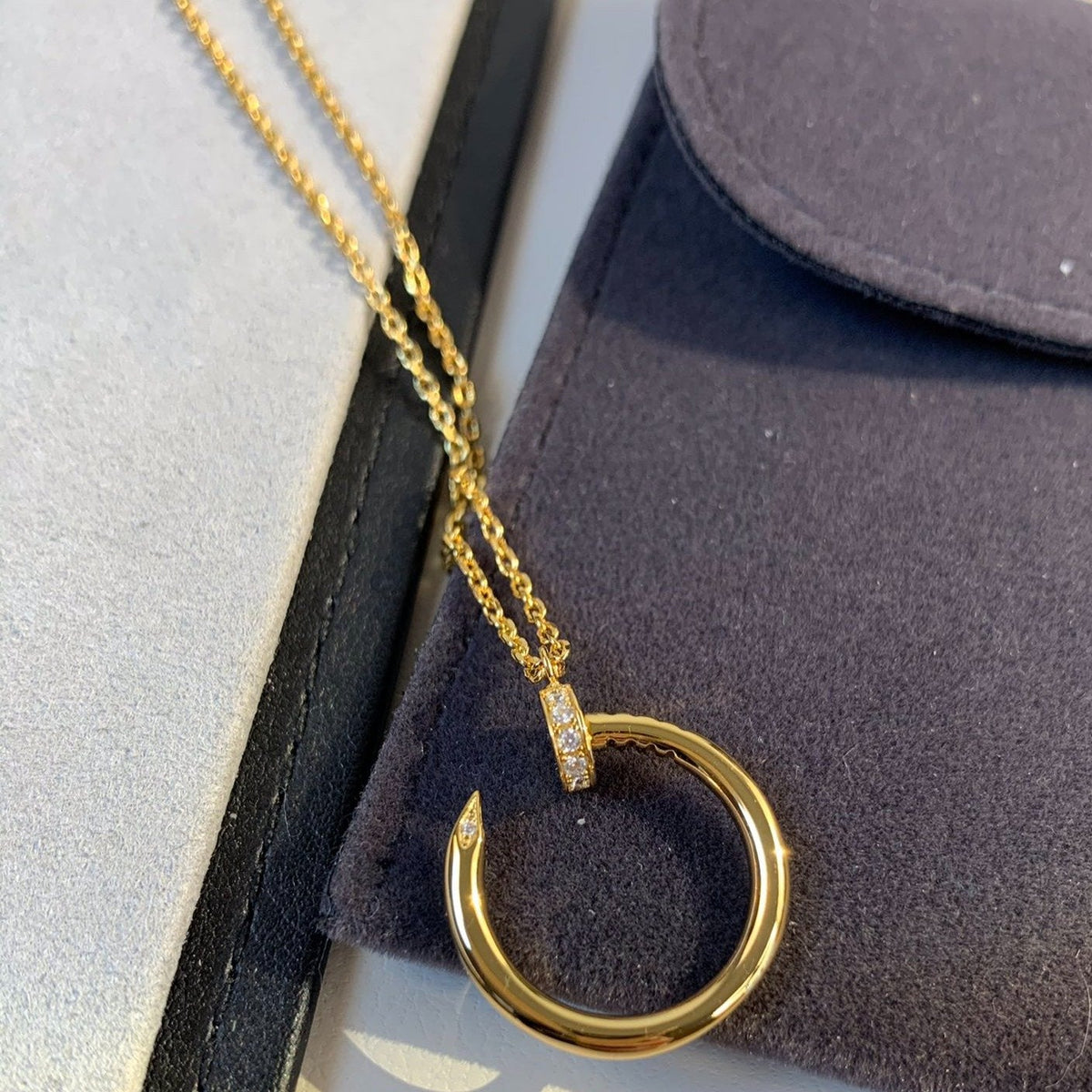[Royal&Vicky]JUSTE NECKLACE GOLD