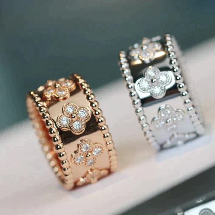 [Royal&Vicky]CLOVER KALEIDOSCOPE RING 10MM