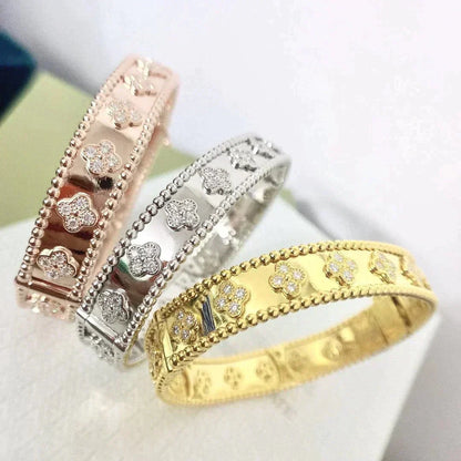 [Royal&Vicky]CLOVER BRACELET 8MM DIAMONDS