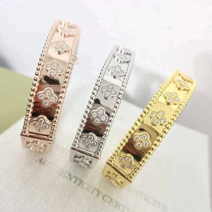 [Royal&Vicky]CLOVER BRACELET 8MM DIAMONDS