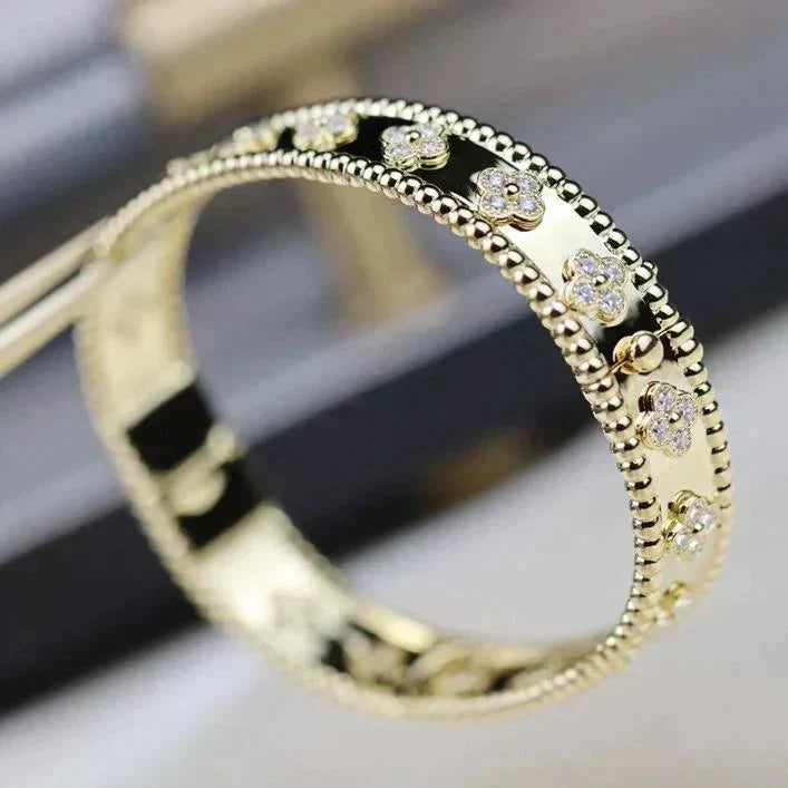 [Royal&Vicky]CLOVER BRACELET 8MM DIAMONDS