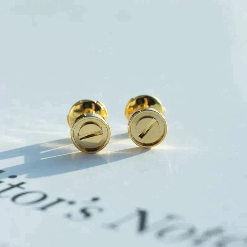 [Royal&Vicky]LOVE EARRINGS GOLD 10MM