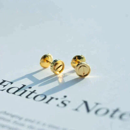 [Royal&Vicky]LOVE EARRINGS GOLD 10MM