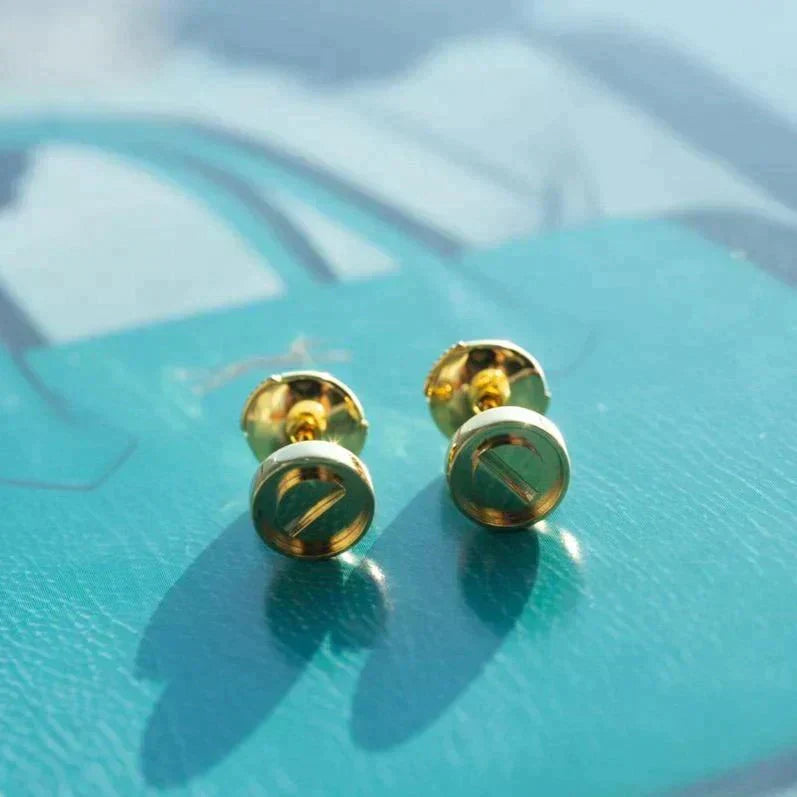 [Royal&Vicky]LOVE EARRINGS GOLD 10MM