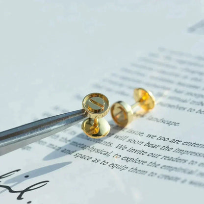 [Royal&Vicky]LOVE EARRINGS GOLD 10MM